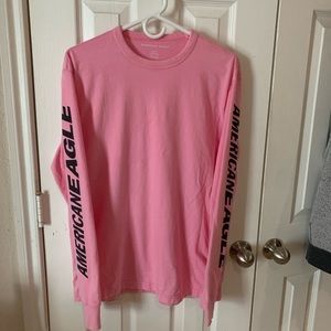 American Eagle LS T-shirt Pink Sz M